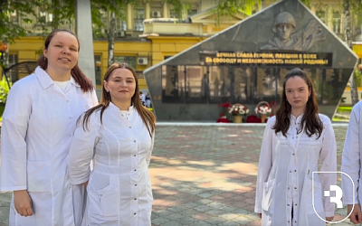Флешмоб «Передавая георгиевскую ленточку»