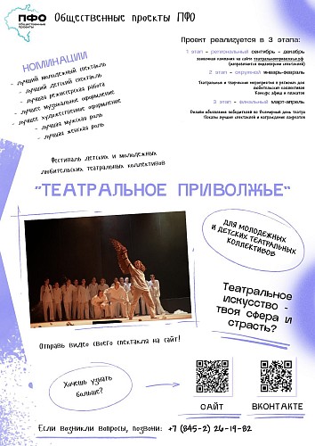 Общественные проекты ПФО: возможности для самореализации и развития